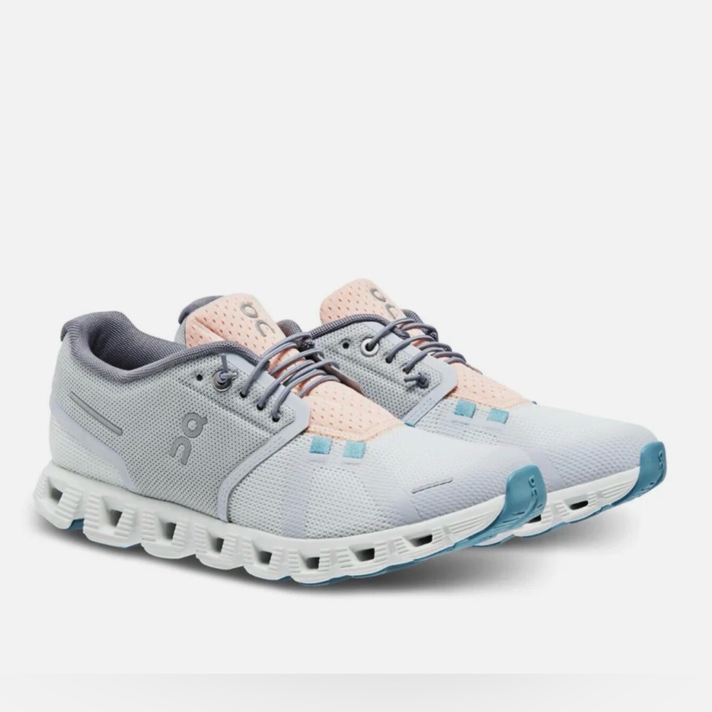 Women's Cloud 5 Push Sneaker Glacier Undyed White Running Shoes Size W9.5